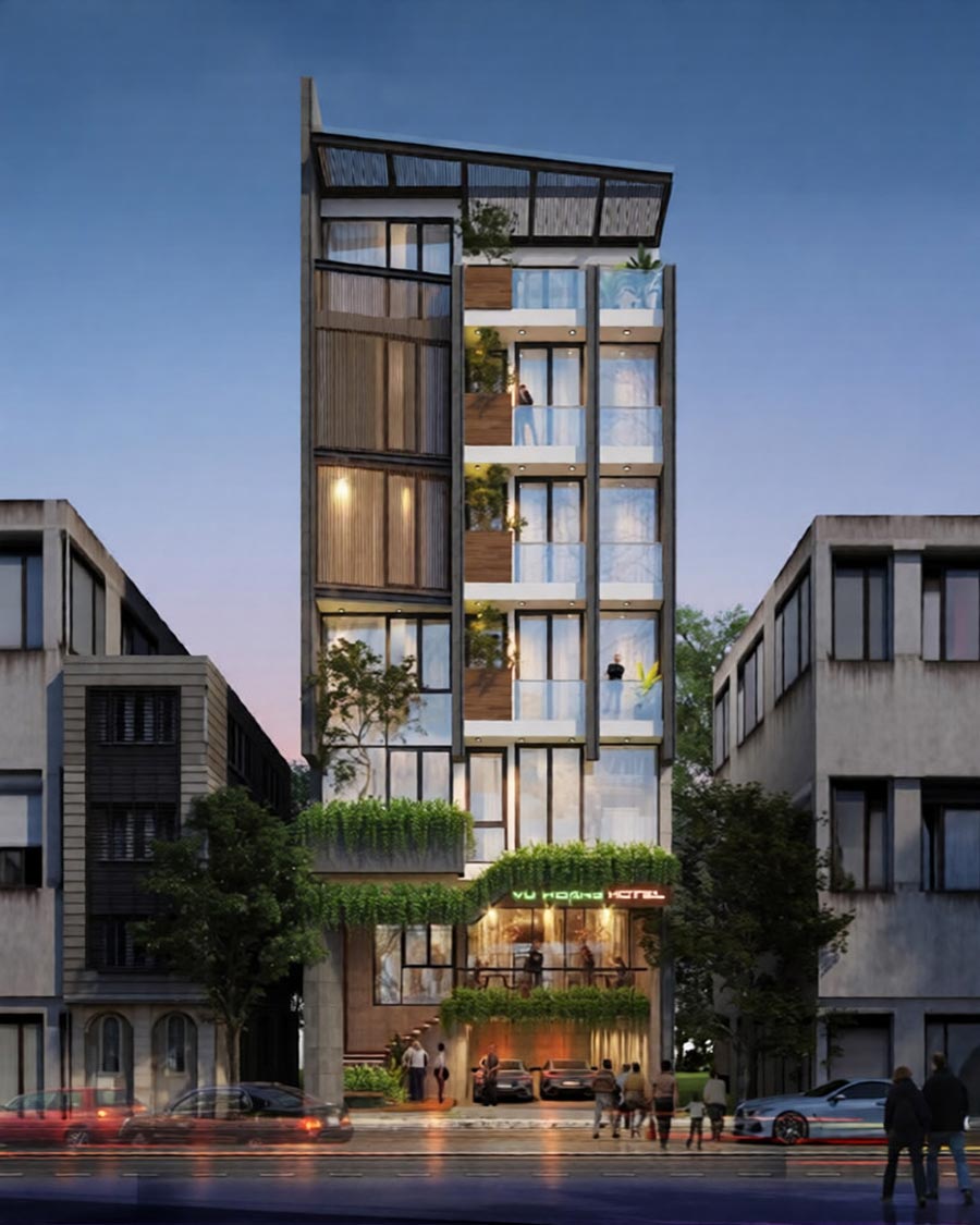 Thiết kế khách sạn hiện đại