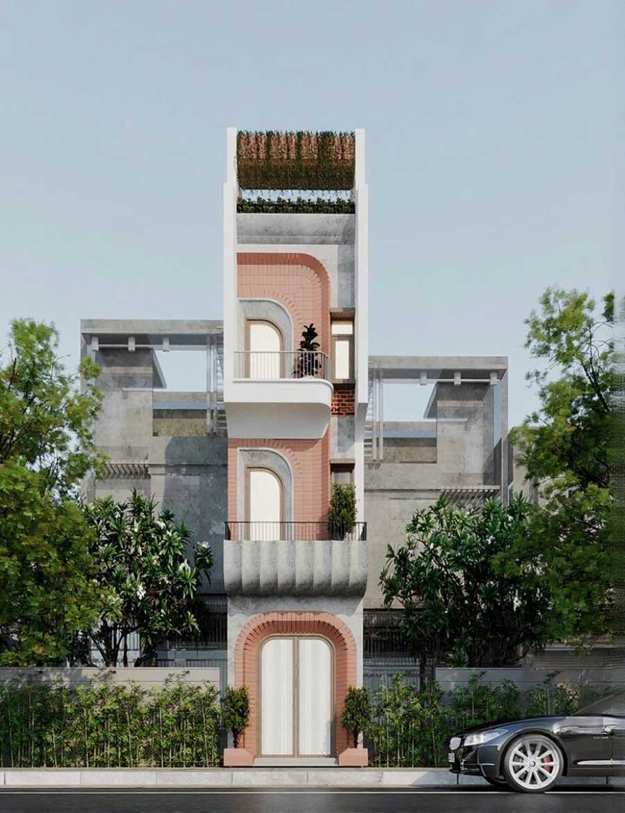 Mẫu nhà phố 3x10m