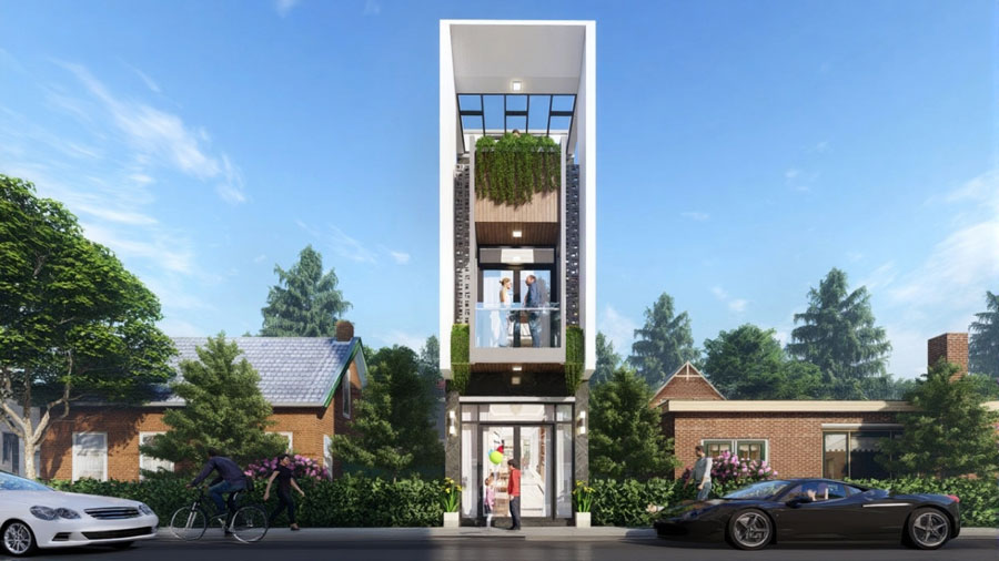 Mẫu nhà phố 3x10m