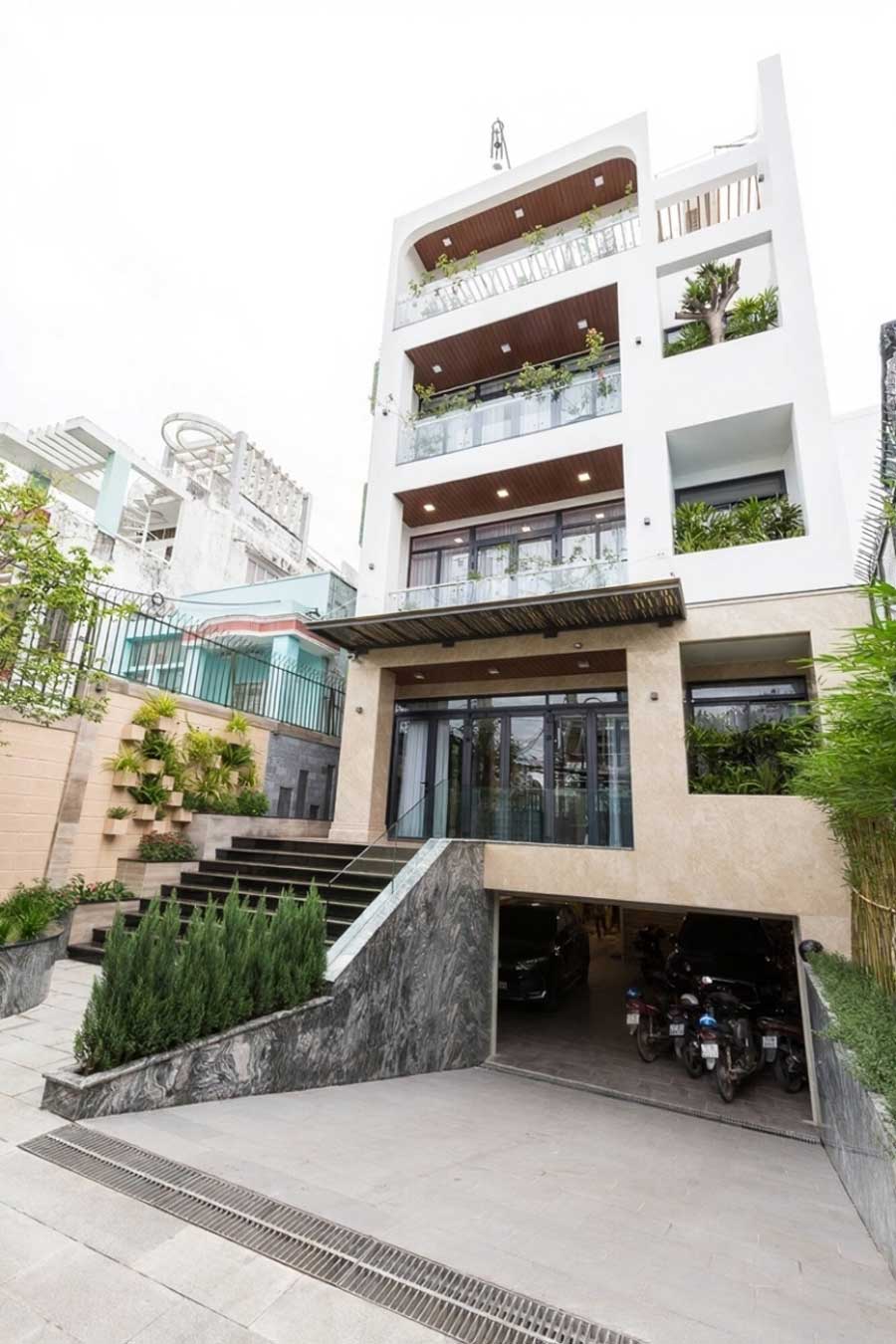 Thiết kế nhà phố có tầng hầm