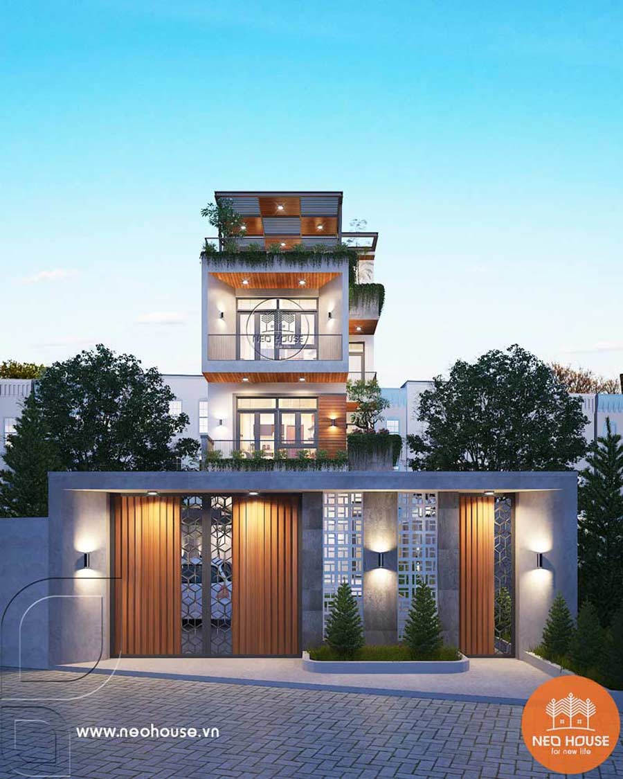 Mẫu thiết kế nhà phố hiện đại đẹp