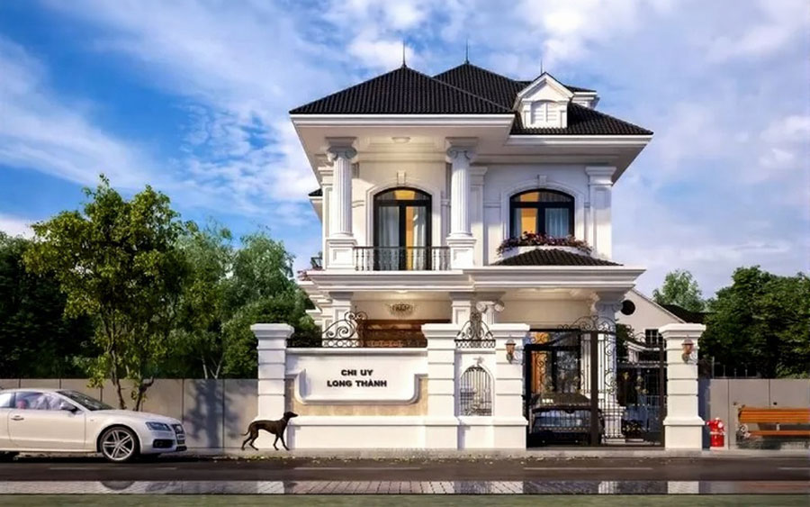 Tham khảo thực tế những công trình biệt thự mini tân cổ điển