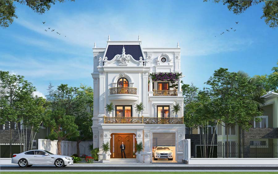 Tham khảo các mẫu biệt thự 3 tầng thực tế để định hình ý tưởng