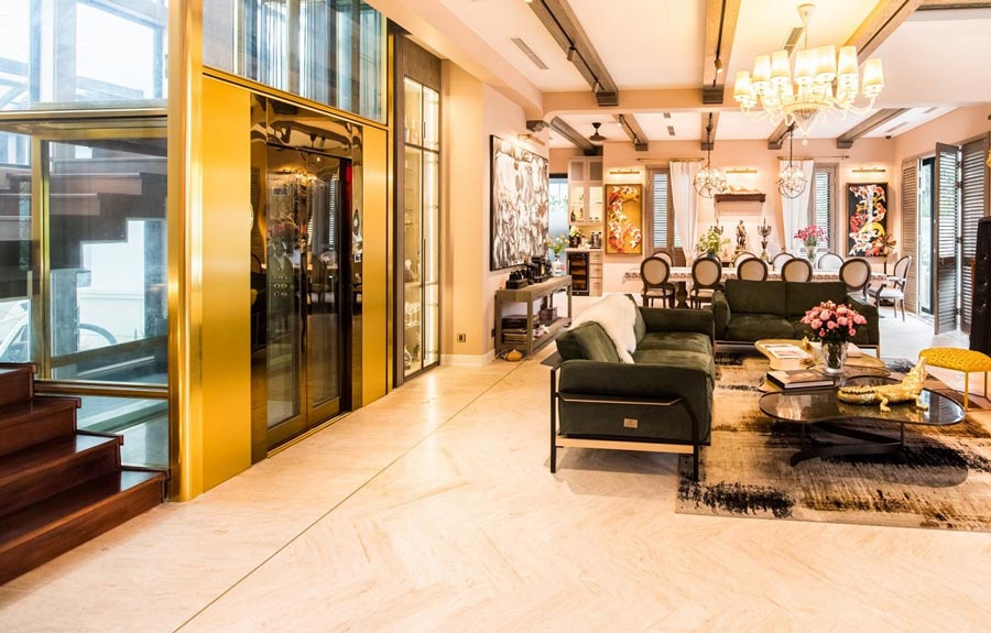 Vị trí trung tâm nhà (lõi giữa)