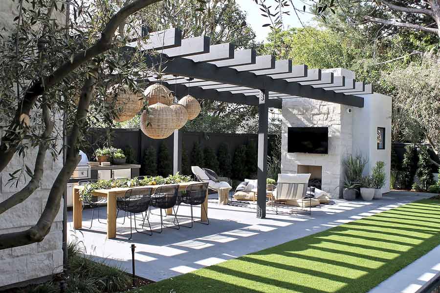 Thiết kế biệt thự nhà vườn 200m2 có khu BBQ