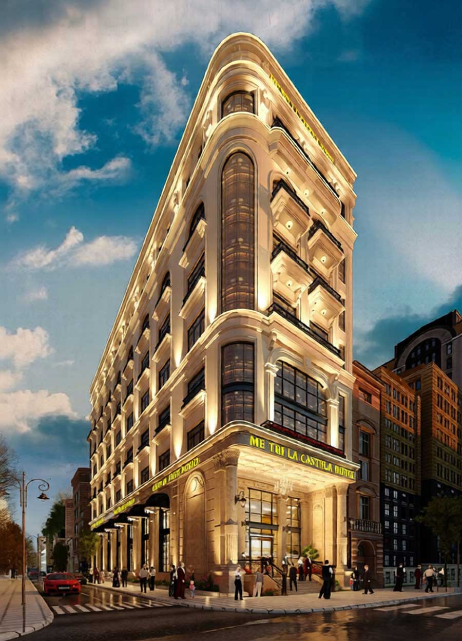 Thiết kế khách sạn mini 2 mặt tiền