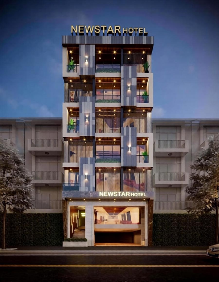 Thiết kế khách sạn 2 sao