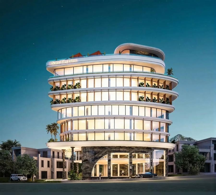 Mẫu thiết kế khách sạn 4 sao đẹp