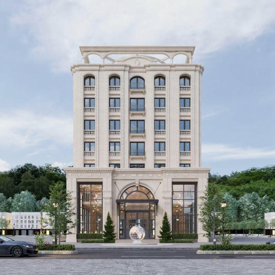 Mẫu thiết kế khách sạn 4 sao đẹp