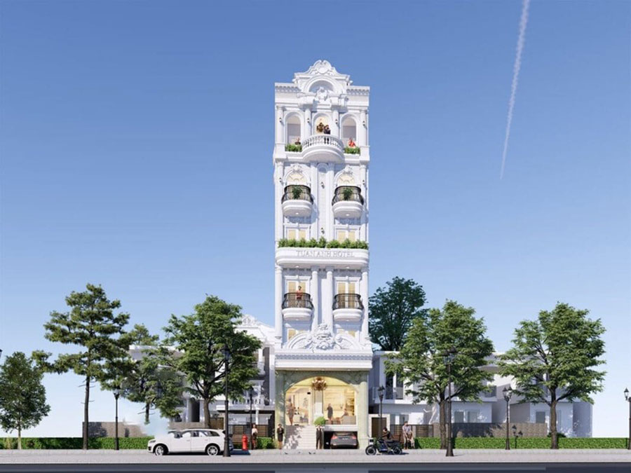 Thiết kế khách sạn mini 6x20