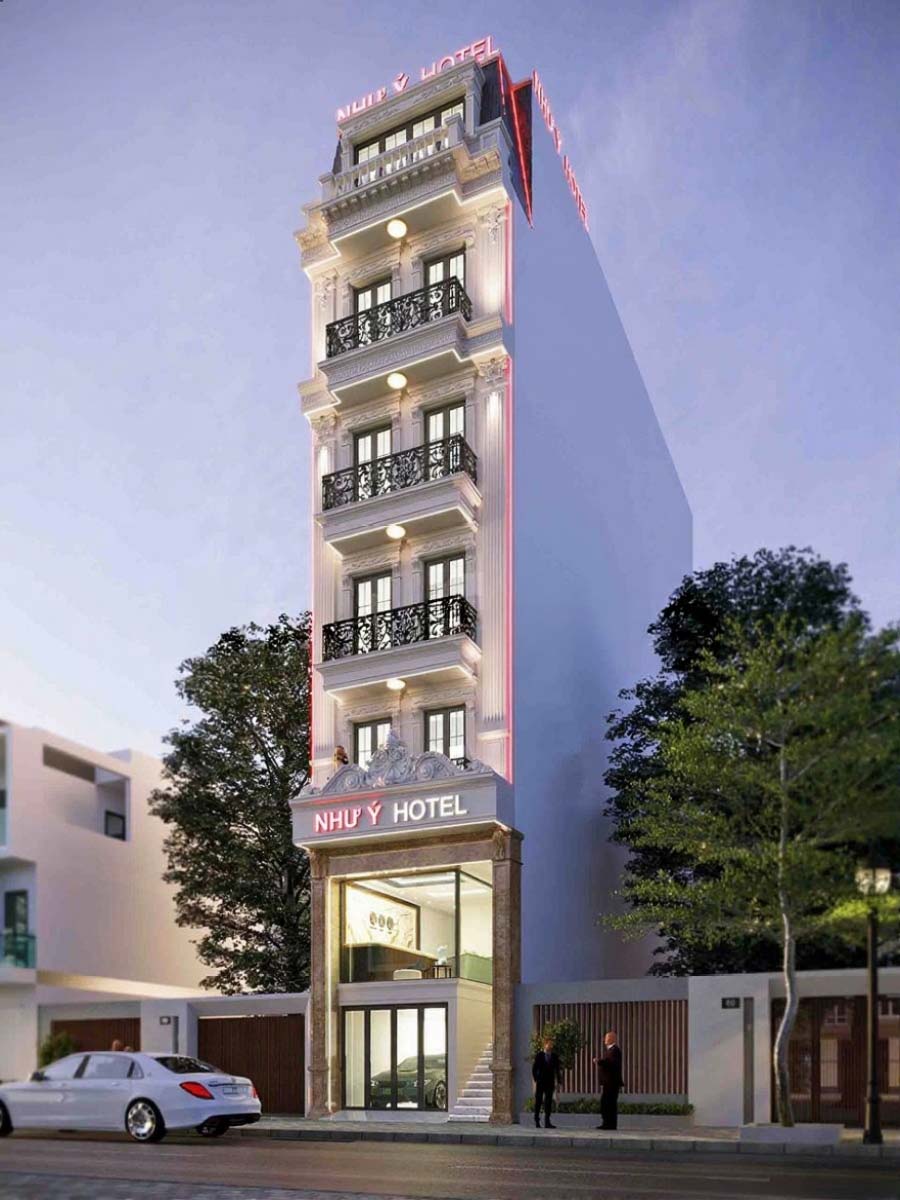 Thiết kế khách sạn mini 4x20