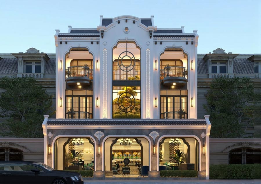 Thiết kế khách sạn phong cách Indochine