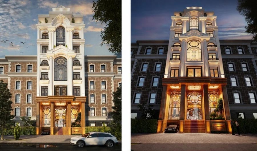 Thiết kế khách sạn tân cổ điển