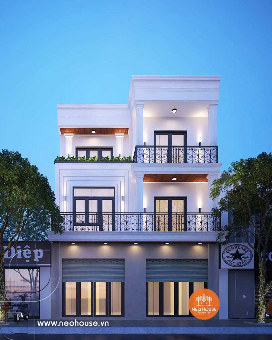 Mẫu nhà phố 8x16m