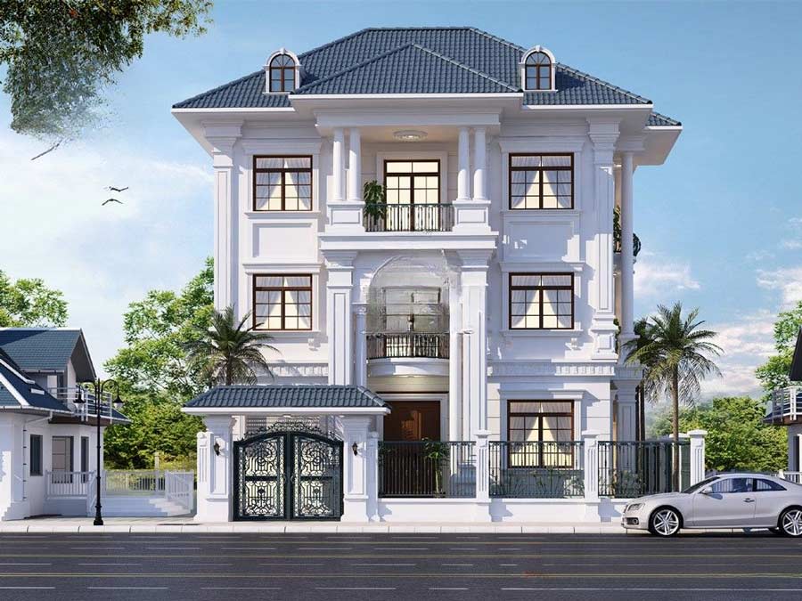 Tính cân đối, đối xứng đặc trưng của phong cách tân cổ điển