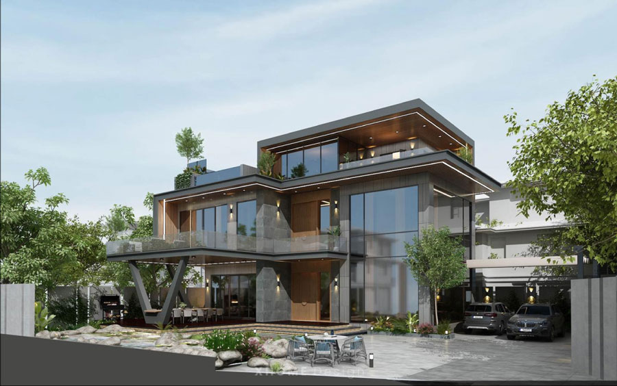 Ưu điểm nổi bật nhà 3 tầng chữ L