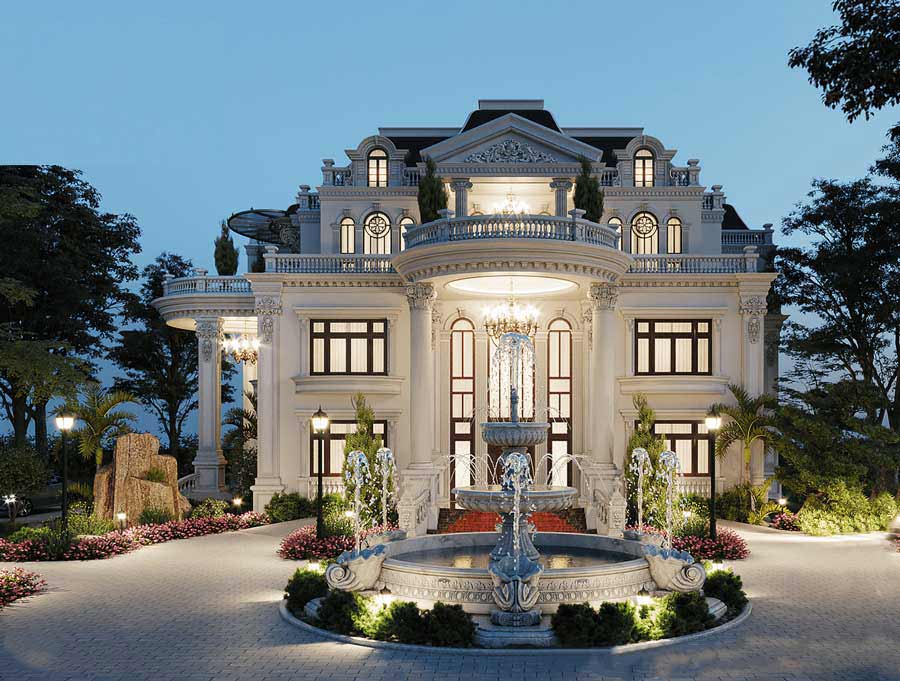 Vật liệu và màu sắc trang nhã