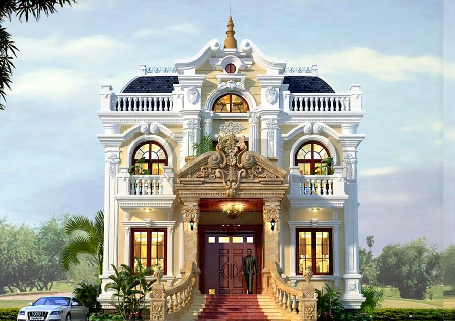 Vì sao biệt thự lâu đài 2 tầng được ưa chuộng tại Việt Nam?