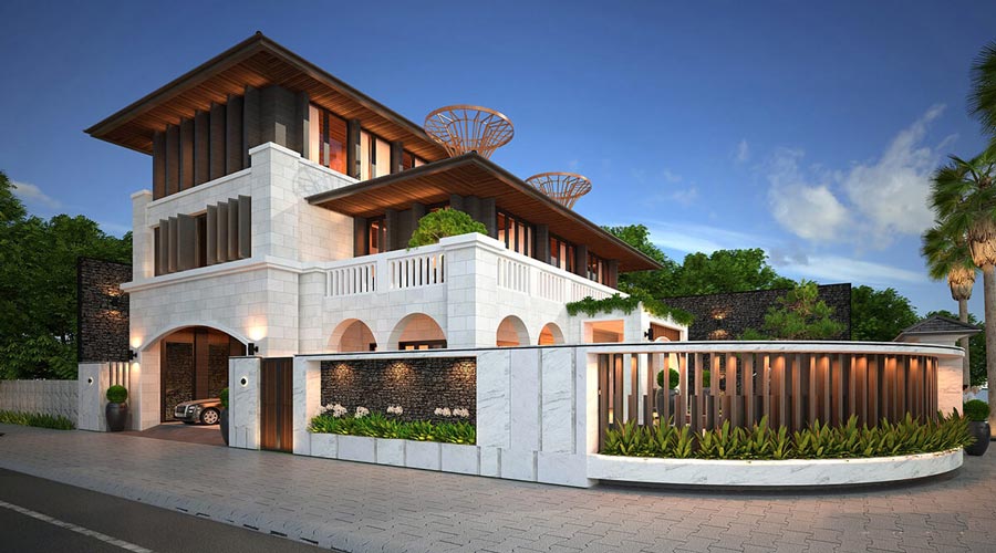 Biệt thự 2 mặt tiền 5 phòng ngủ