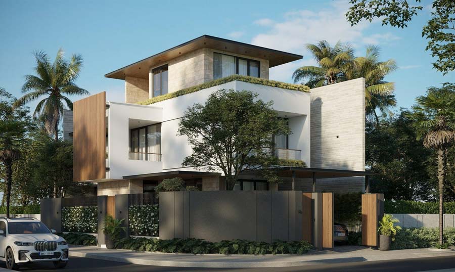 Biệt thự 2 mặt tiền 5 phòng ngủ