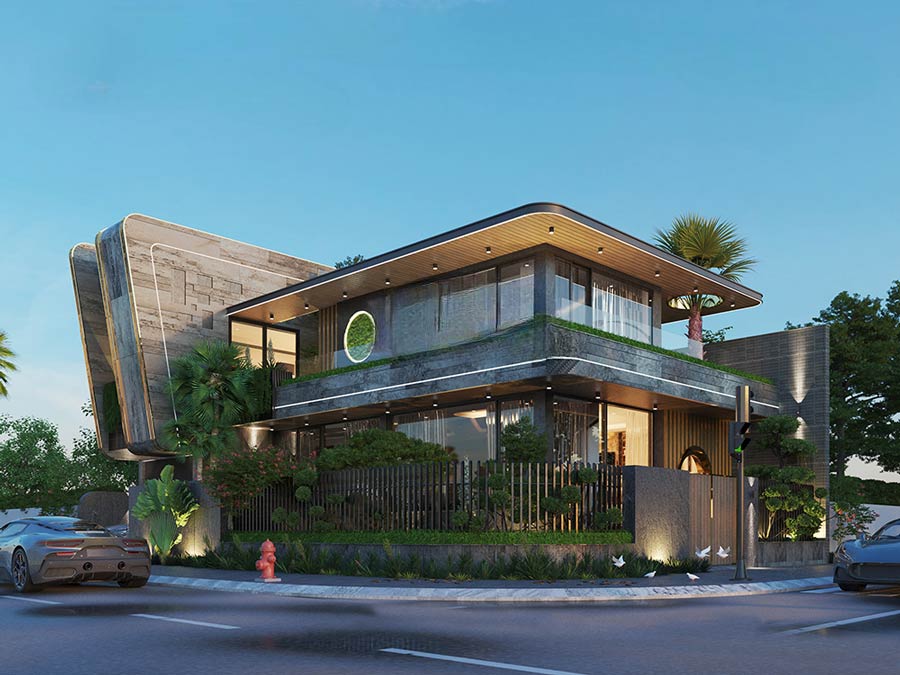 Mẫu biệt thự nghỉ dưỡng 2 mặt tiền