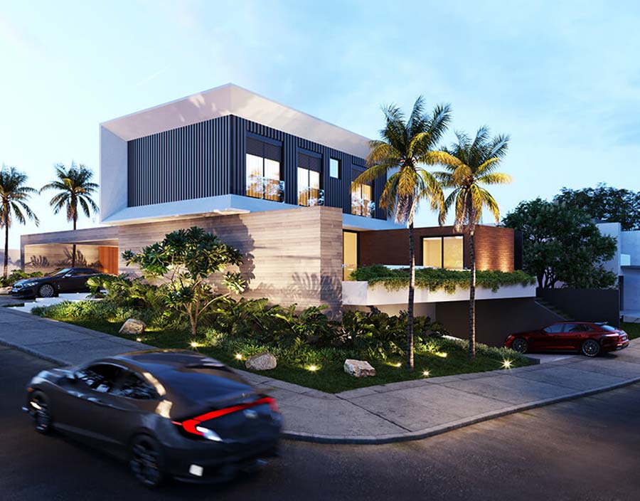 Mẫu biệt thự nghỉ dưỡng 2 mặt tiền