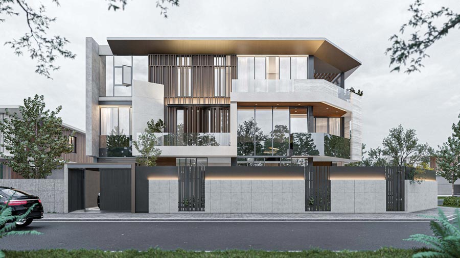 Xu hướng biệt thự 2 mặt tiền ứng dụng công nghệ thông minh