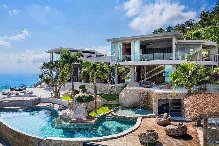 Biệt thự biển phong cách Tropical