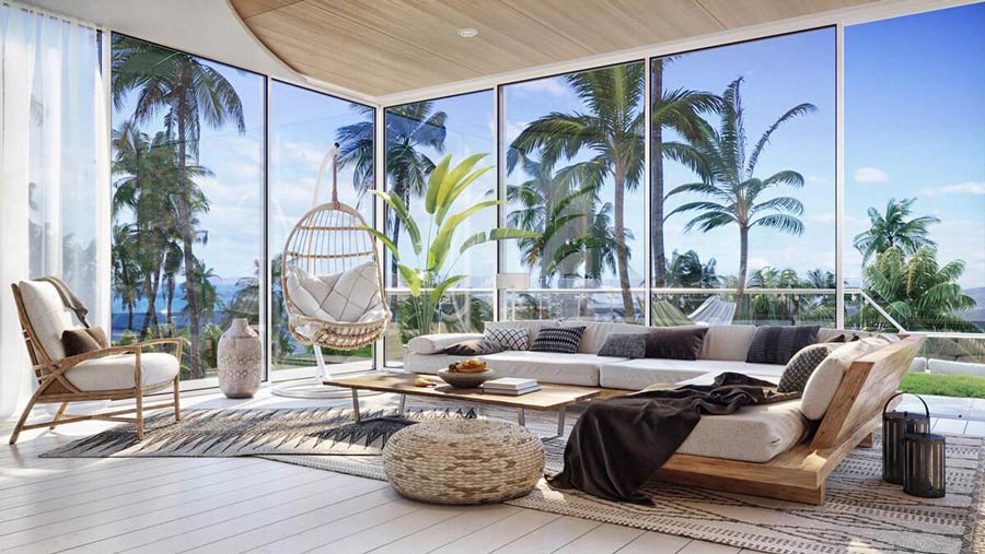 Biệt thự biển phong cách Tropical