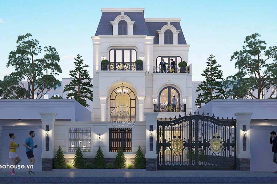 Mẫu thiết kế lâu đài mini 150m2 -200m2