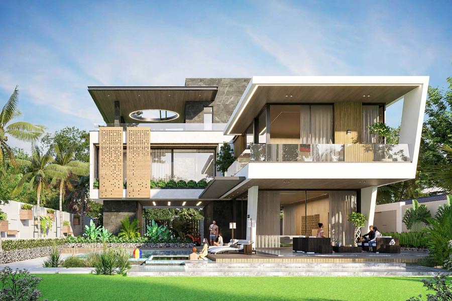 Thiết kế biệt thự nghỉ dưỡng hiện đại
