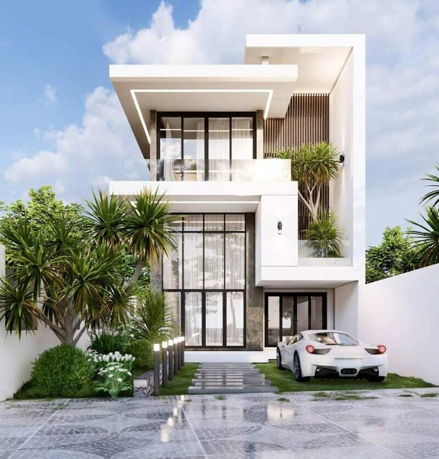 Biệt thự phố có sân vườn