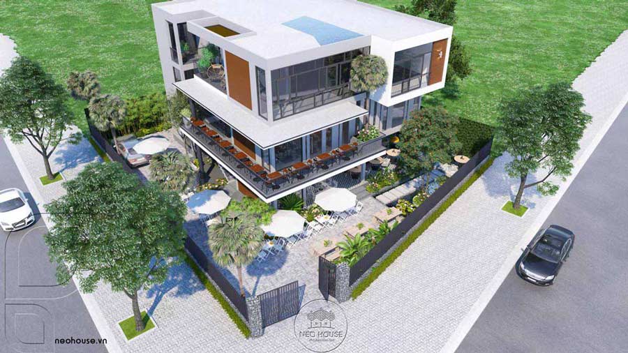 Biệt thự phố kết hợp kinh doanh