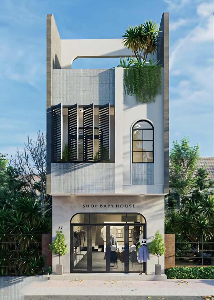 Biệt thự phố kết hợp kinh doanh