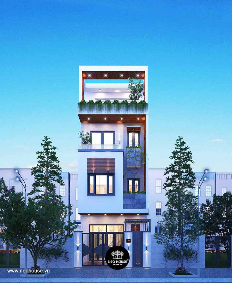 Biệt thự phố mặt tiền 6m