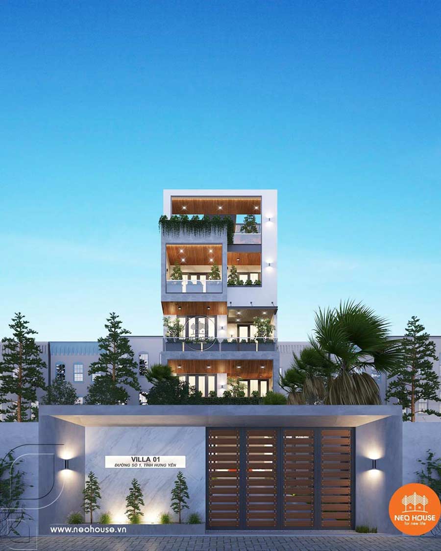 Biệt thự phố mặt tiền 8m