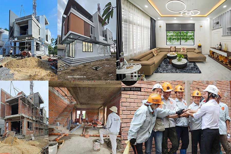 Báo giá chi phí xây nhà phố 2 tầng trọn gói mới 2026