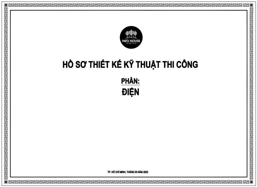 Hồ sơ thiết kế hệ thống điện