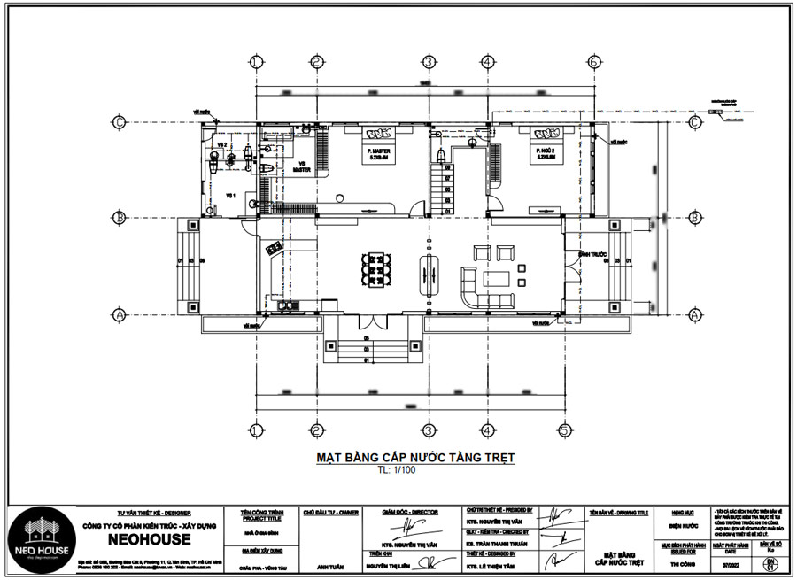 Hồ sơ thiết kế cấp - thoát nước