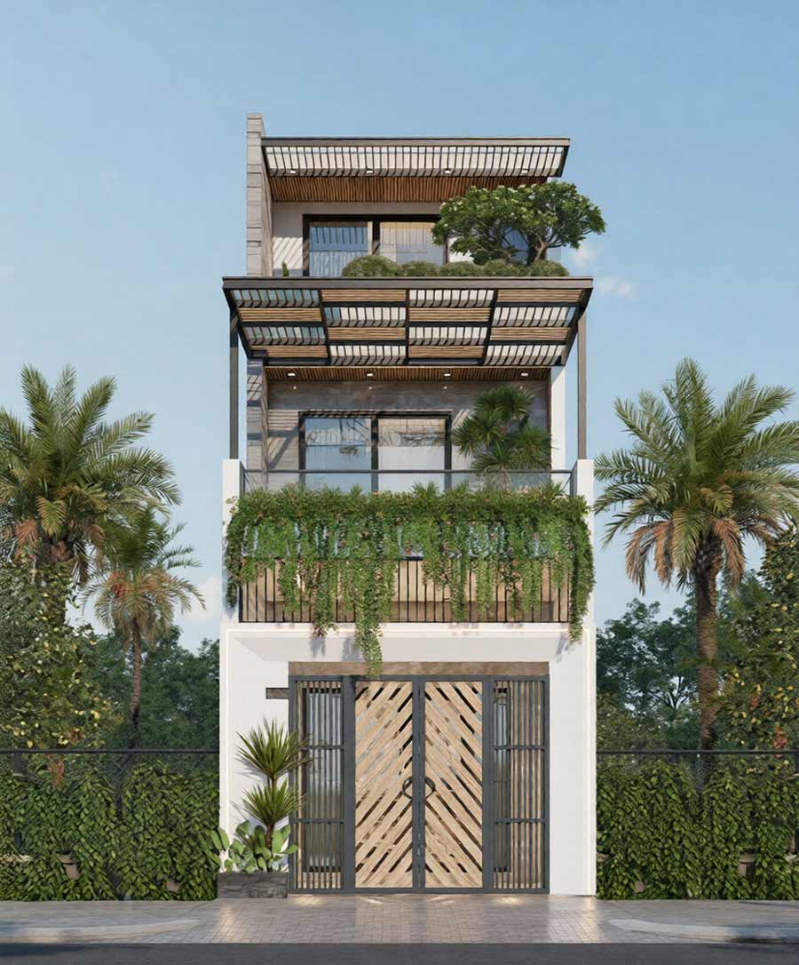 Tham khảo các dự án hoàn thiện nhà phố 3 tầng thực tế