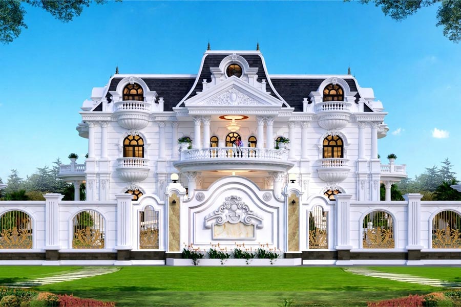 Mẫu biệt thự 2 tầng 400m2