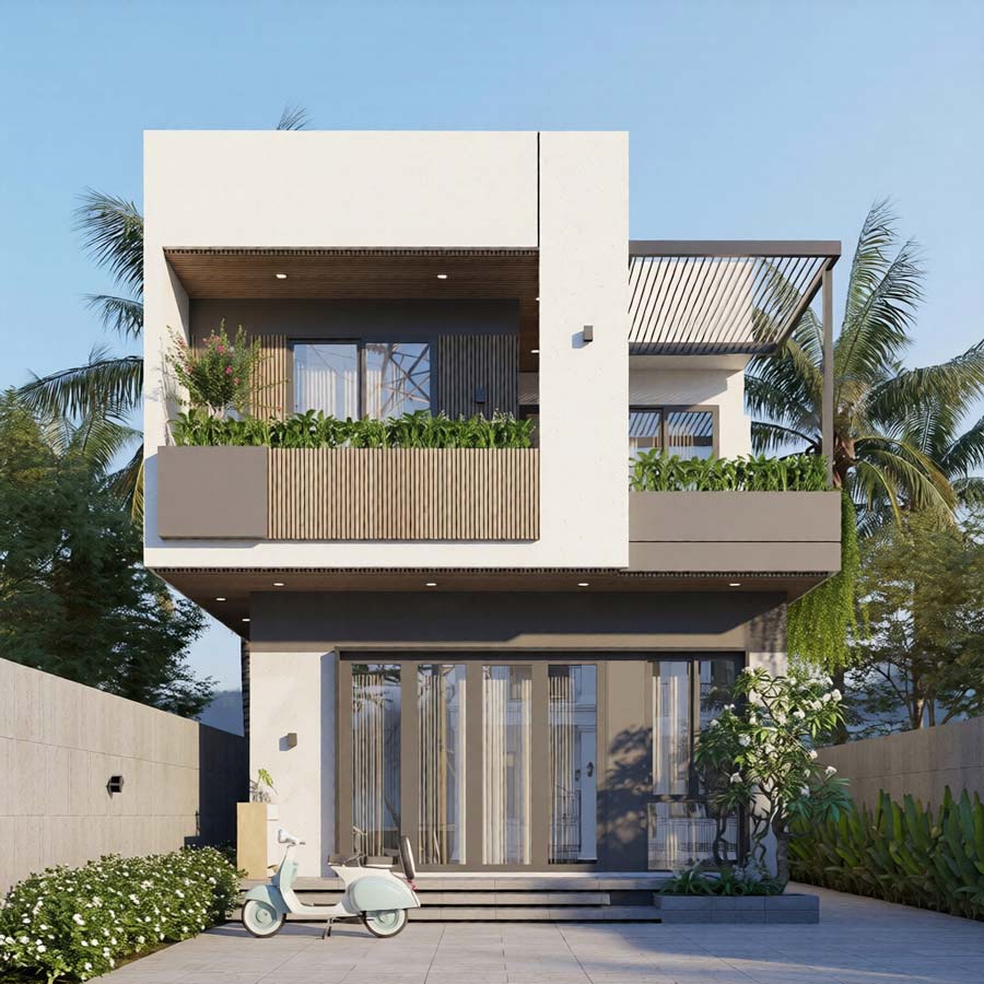 Nhà phố 2 tầng là gì?