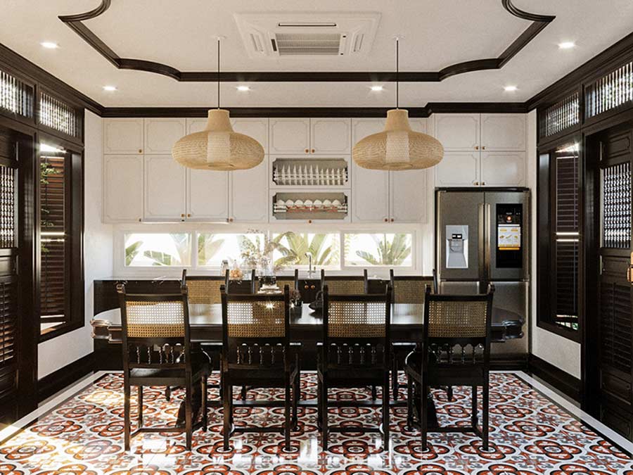 Phòng ăn Indochine