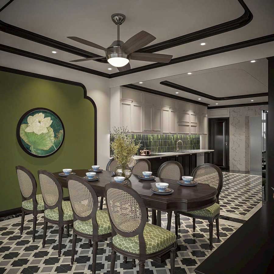 Phòng ăn Indochine