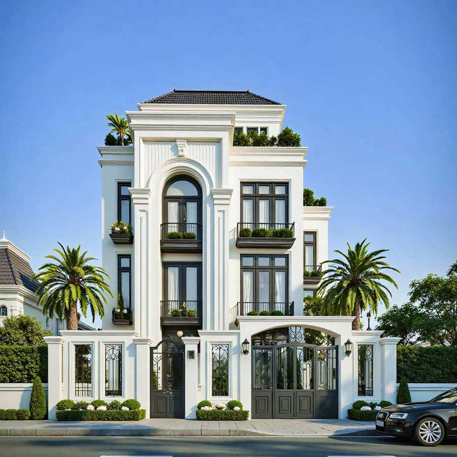 Sử dụng vật liệu hoàn thiện cao cấp