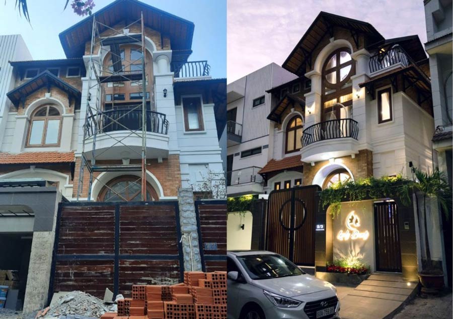 Cải tạo biệt thự tân cổ điển – nâng cấp mặt tiền