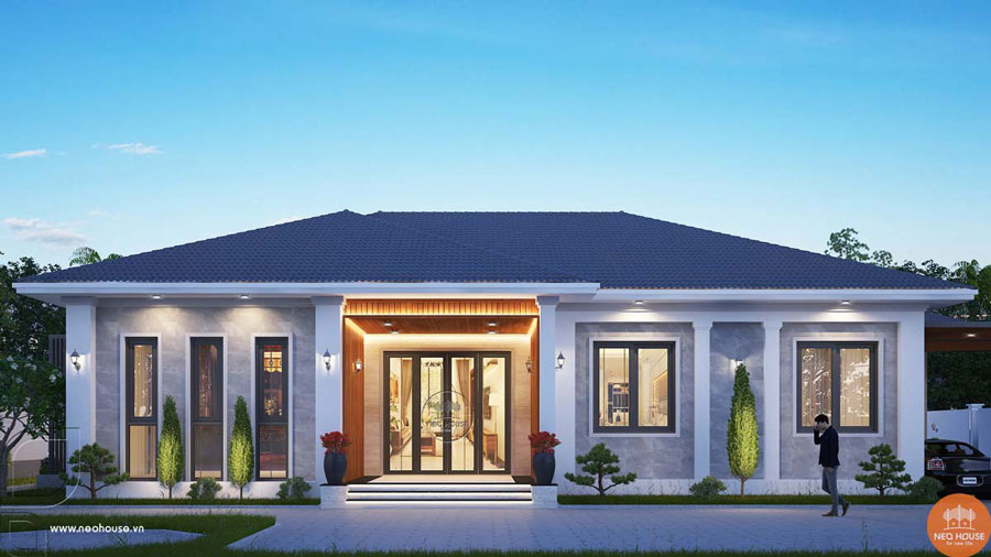 Thiết kế biệt thự 1 tầng