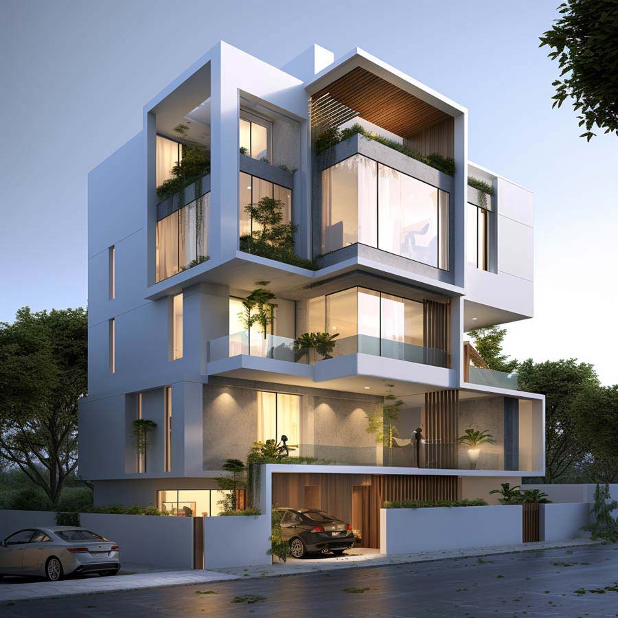 Biệt thự 4 tầng