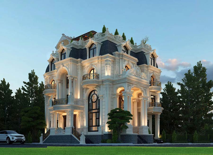 Biệt thự 4 tầng