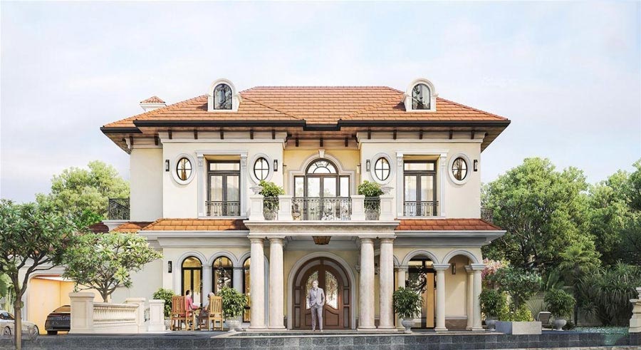 Biệt thự phong cách Địa Trung Hải